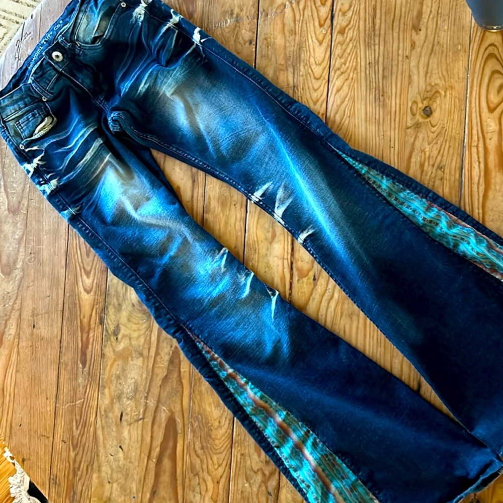 Cowgirl Tuff Aztec Flare Jean